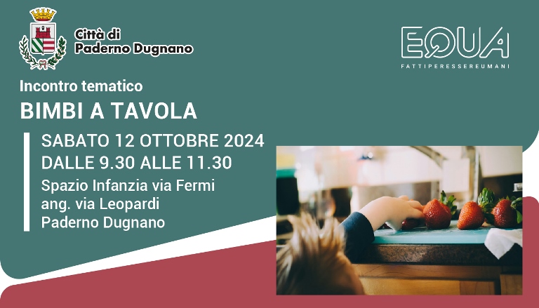Immagine che raffigura Incontro tematico | Bimbi a tavola