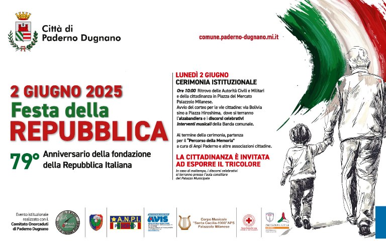 Immagine che raffigura 2 giugno: 79° Anniversario Festa della Repubblica