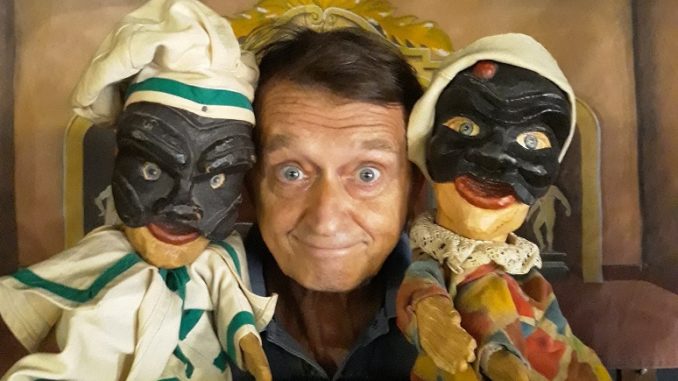 Immagine che raffigura Teatro |  Arlecchino, Brighella e il sultano Alì Cacà