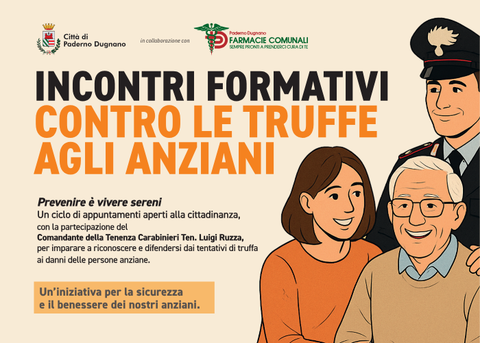 Immagine che raffigura Incontri formativi contro le truffe agli anziani