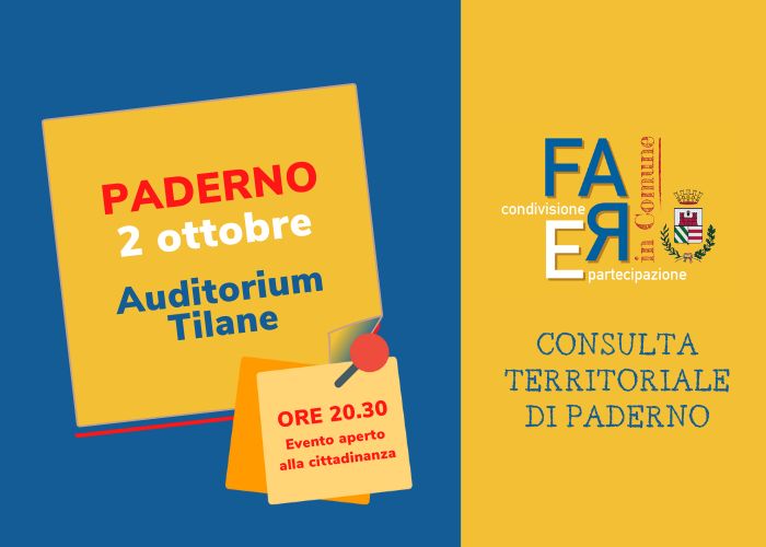 Immagine che raffigura Consulta Territoriale di Paderno