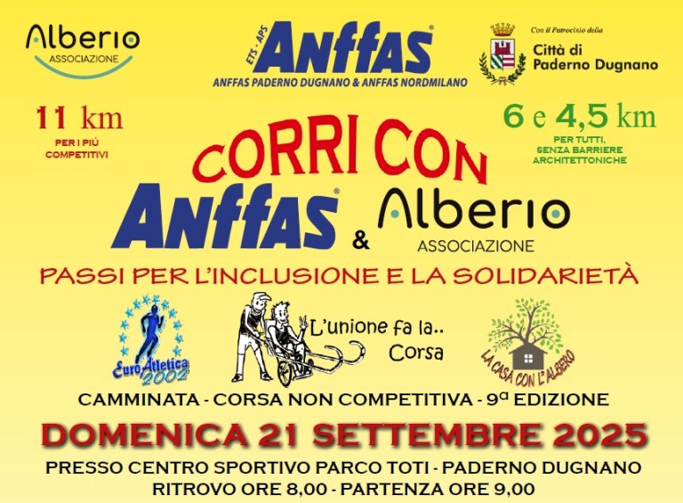 Immagine che raffigura Corri con Anffas & Associazione Alberio