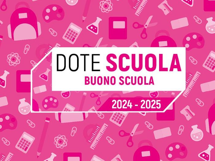 Immagine che raffigura Dote Scuola – Componente Buono Scuola a.s. 2024/2025