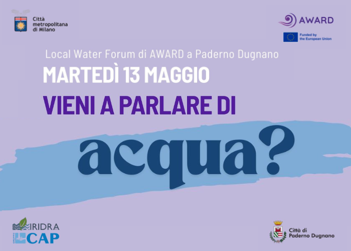 Immagine che raffigura Local Water Forum | martedì 13 maggio