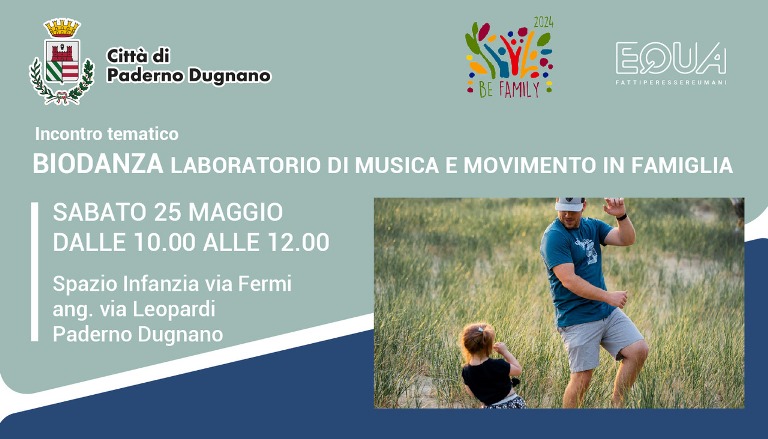 Immagine che raffigura Incontro tematico | Biodanza laboratorio di musica e movimento in famiglia