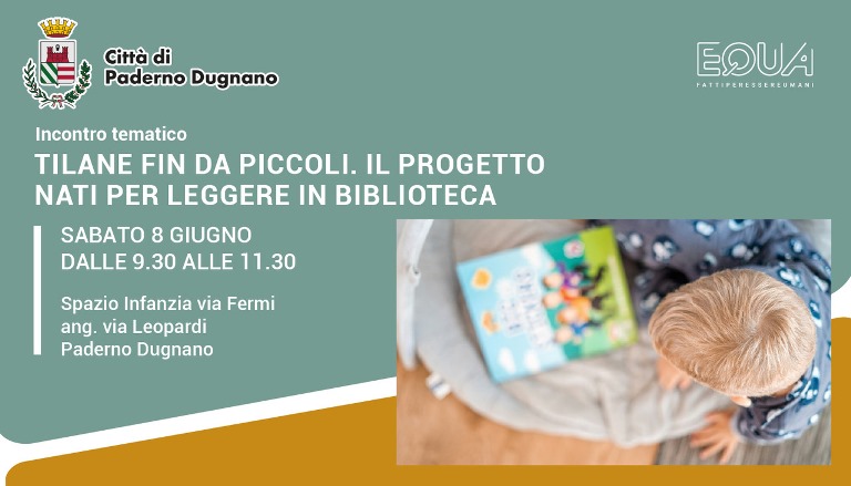 Immagine che raffigura Incontro tematico | Tilane fin da piccoli. Il progetto nati per leggere in biblioteca