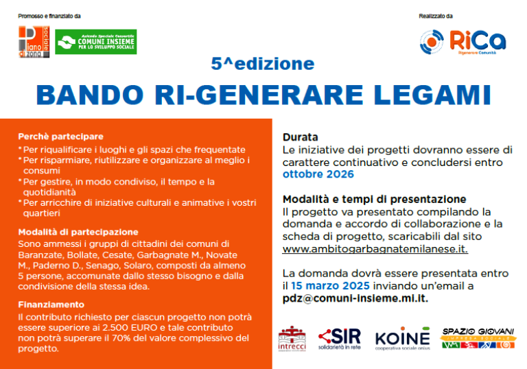 Immagine che raffigura Ri-Generare Legami – quinta edizione