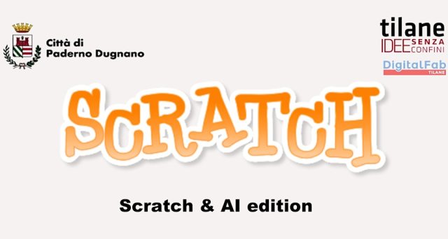 Immagine che raffigura Scratch! Piccoli Coder crescono & AI