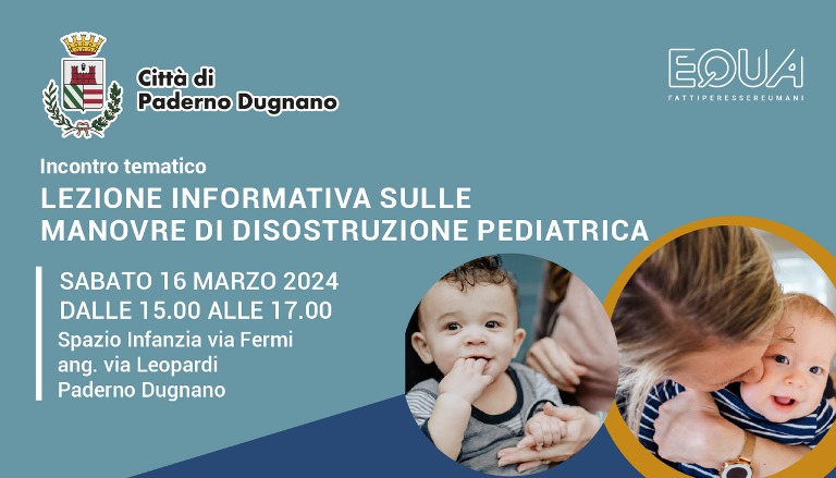 Immagine che raffigura Incontro tematico | Lezione informativa sulle manovre di disostruzione pediatrica