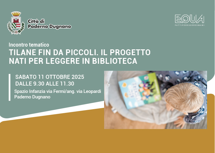 Immagine che raffigura Incontro tematico | Tilane fin da piccoli. Il progetto nati per leggere in biblioteca