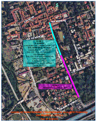 CAP Holding lavori in via Gramsci - fase 2